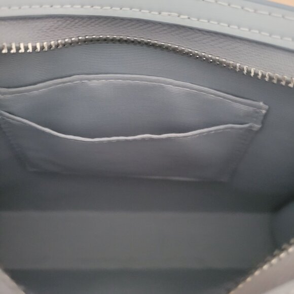 Coach CBL93 Slim Crossbody Sketch Signature Canvas Ice Blue Handbag - Picture 8 of 8